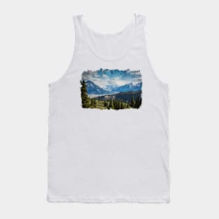 Beautiful mountain watercolor Tank Top